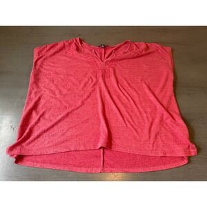 red CABLE & GAUGE  plus size shirt size 2X